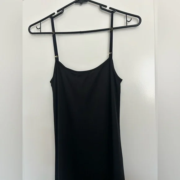Show Me Your Mumu Black Slip Strappy Maxi Dress 100% Cotton size XS NWOT 90s